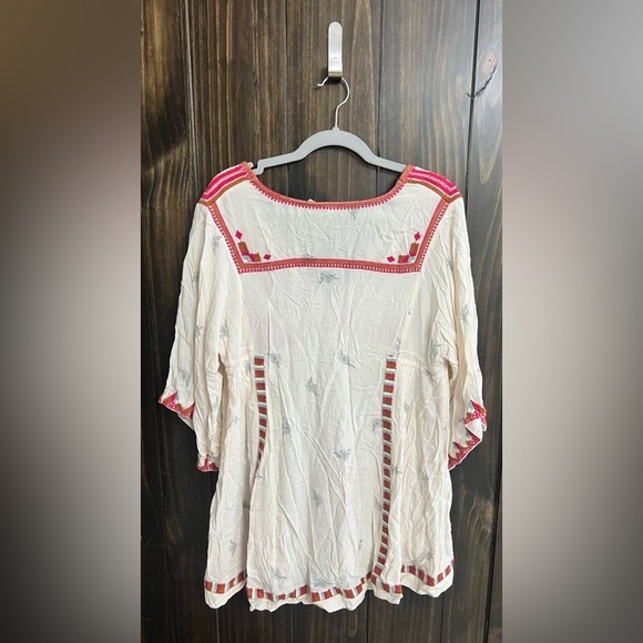 Free People Embroidered Boho Tunic Mini Dress 🖤 - Picture 8 of 10